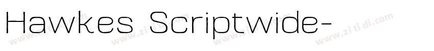 Hawkes Scriptwide字体转换